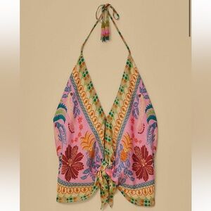 NWT Farm Rio Fruit Scarf Top